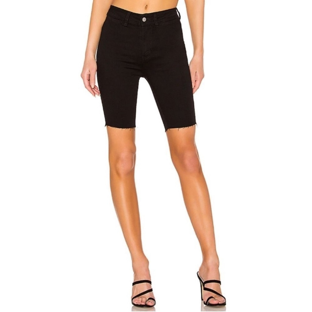 Free People So Chic Denim Shorts Size 26 NWT Black